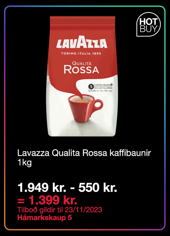 Lavazza Qualita Rossa kaffibaunir 1 kg