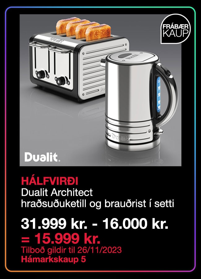 Dualit Architect Ketle and Toaster Bundle