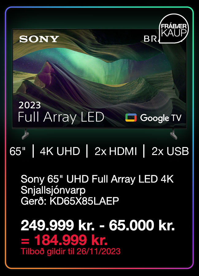 Sony UHD Full Array LED 4K Smart TV