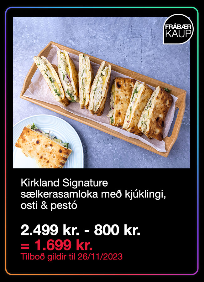 Kirkland Signature Chicken, Cheese & Pesto Deli Sandwich