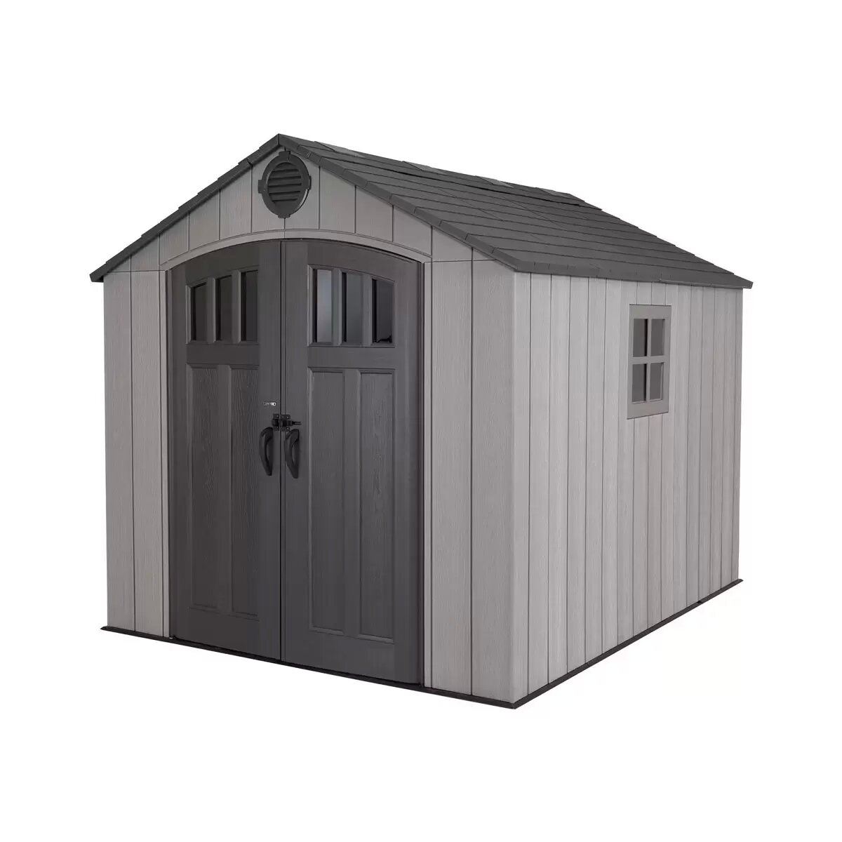 Lifetime 8ft x 10ft (2.4 x 3m) Wood Look Storage Shed - Model 60295U