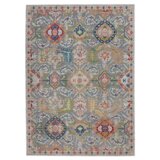 Ankara Global Collection Grey Patterned Rug, 160 x 229 cm