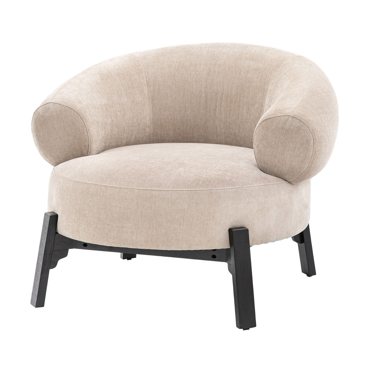 Gallery Ardo Cream Velvet Armchair