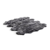 Bowron Longwool 100% Sheepskin Octo Rug, Dover