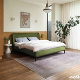 Swyft Bed 02 Green Velvet Bed Frame, 180 x 200 cm