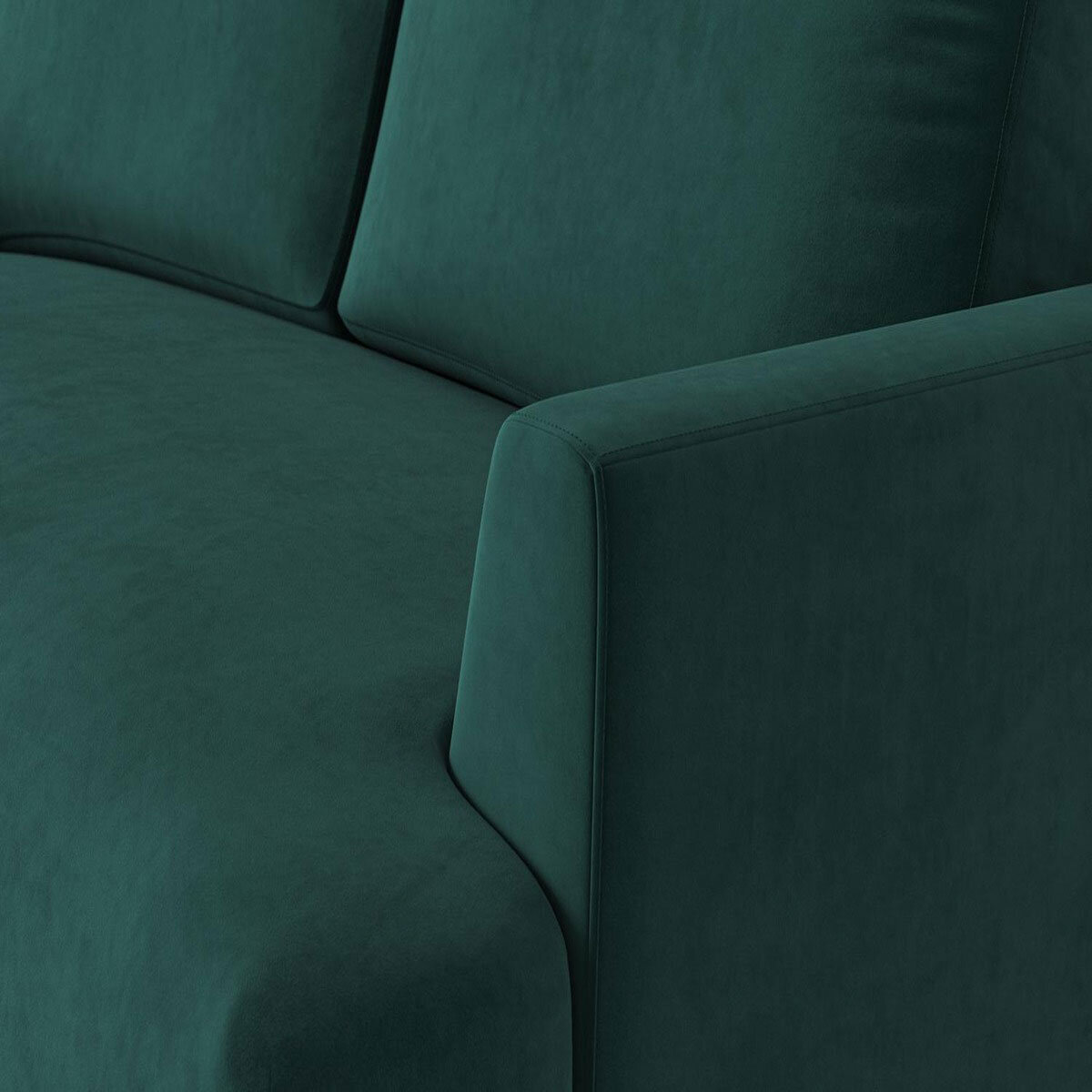 Swyft Model 05 Green Velvet 3 Seater Sofa