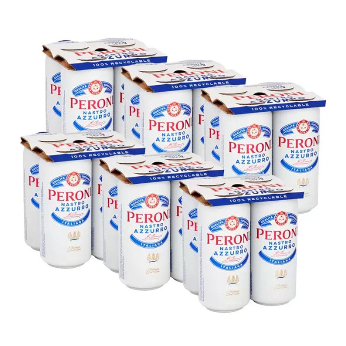 Peroni Nastro Azzurro, 6 x 4 x 440ml