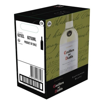 Casillero Del Diablo Sauvignon Blanc, 6 x 75cl