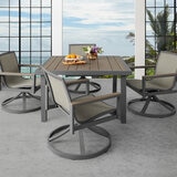 Agio Maricopa 5 Piece Sling Dining Set + Cover