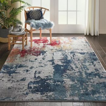 Ankara Global Collection Brushstroke Design Rug, 160 x 229 cm Ankara Global Collection Brushstroke Design Rug, 160 x 229 cm