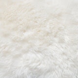 Bowron Sheepskin Area Rug 120 x 180cm in Ivory