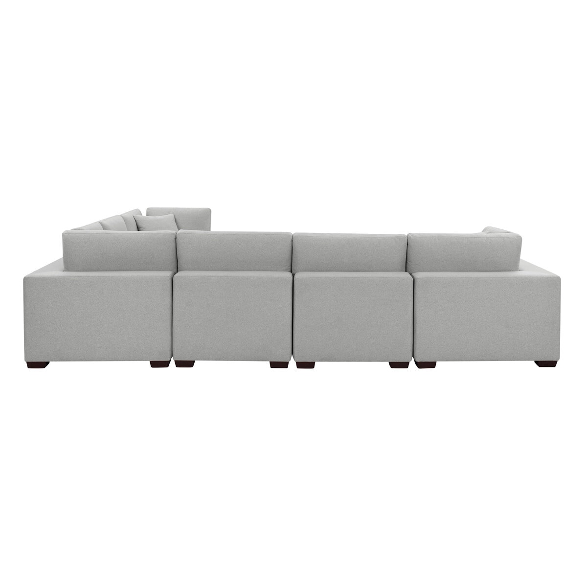 Thomasville Lowell Grey Fabric 8 Piece Modular Sofa