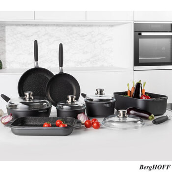 BergHOFF Eurocast Non-stick Cookware Set, 11 Piece BergHOFF Eurocast Non-stick Cookware Set, 11 Piece
