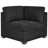 Thomasville Tisdale Dark Grey Fabric Corner Chair