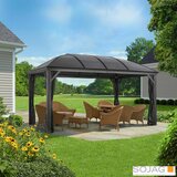 Sojag Moreno 10ft x 16ft (2.89 x 4.74m) Aluminium Frame Sun Shelter with Galvanised Steel Roof + Insect Netting